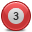 Billard Ball 3 Icon, Billard Ball 3,Rounded,System