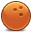 Bowling Orange Icon, Bowling Orange,Rounded,System