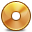 CD Yellow Icon, CD Yellow,Rounded,System