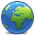 Earth Icon, Earth,Rounded,System