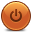 Power Button Orange Icon, Power Button Orange,Rounded,System