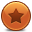 Star Orange Icon, Star Orange,Rounded,System