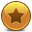 Star Yellow Icon, Star Yellow,Rounded,System