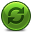 Sync Green Icon, Sync Green,Rounded,System