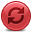 Sync Red Icon, Sync Red,Rounded,System