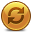 Sync Yellow Icon, Sync Yellow,Rounded,System