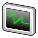 System monitor Icon, System monitor,Rubber,System
