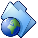 Websites folder Icon, Websites folder,Rubber,System