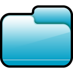 Folder Closed Blue Icon, Folder Closed Blue,Scrap,System
