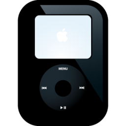 IPod Video Black Icon, IPod Video Black,Scrap,System