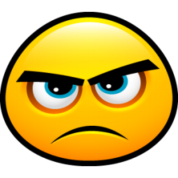 Smiley Angry Icon, Smiley Angry,Scrap,System