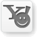  Yahoo Messenger White Icon,  Yahoo Messenger White,