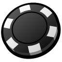 Black Chip Icon, Black Chip,Smoothicons 9,System,