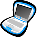 iBookBlueberry Icon, iBookBlueberry,Smoothicons,System,
