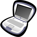 iBookGraphite Icon, iBookGraphite,Smoothicons,System,