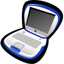 iBookIndigo Icon, iBookIndigo,Smoothicons,System,