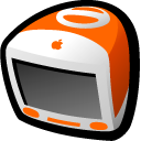 iMacTangerine Icon, iMacTangerine,Smoothicons,System,