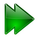 Actions arrow right double Icon, Actions arrow right double,Snowish,System