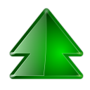 Actions arrow up double Icon, Actions arrow up double,Snowish,System