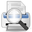 Actions document print preview Icon, Actions document print preview,Snowish,System