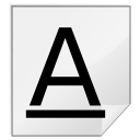 Actions format text underline Icon, Actions format text underline,Snowish,System