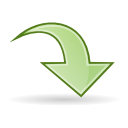 Arrow jump Icon, Arrow jump,Snowish,System