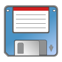 Devices media floppy Icon, Devices media floppy,Snowish,System