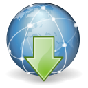 Extras internet download Icon, Extras internet download,Snowish,System