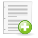File new Icon, File new,Snowish,System