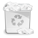 Trash full 1 Icon, Trash full 1,Snowish,System