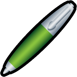 Pen Green Icon, Pen Green,Soft Scraps,System