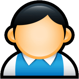 User Preppy Blue Icon, User Preppy Blue,Soft Scraps,System