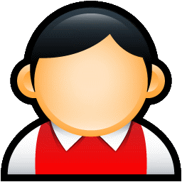 User Preppy Red Icon, User Preppy Red,Soft Scraps,System