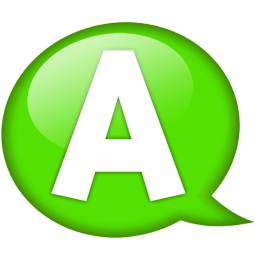 Speech balloon green a Icon, Speech balloon green a,Speech Balloon Green,System