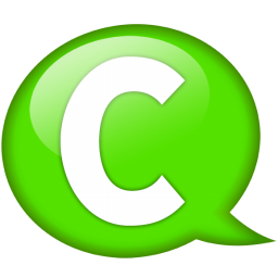 Speech balloon green c Icon, Speech balloon green c,Speech Balloon Green,System