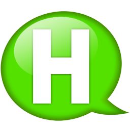 Speech balloon green h Icon, Speech balloon green h,Speech Balloon Green,System