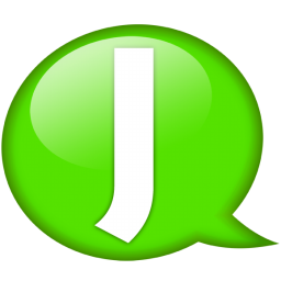 Speech balloon green j Icon, Speech balloon green j,Speech Balloon Green,System