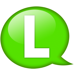 Speech balloon green l Icon, Speech balloon green l,Speech Balloon Green,System