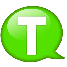 Speech balloon green t Icon, Speech balloon green t,Speech Balloon Green,System