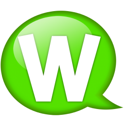 Speech balloon green w Icon, Speech balloon green w,Speech Balloon Green,System