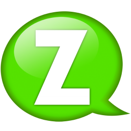 Speech balloon green z Icon, Speech balloon green z,Speech Balloon Green,System