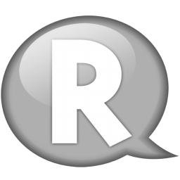 Speech balloon white r Icon, Speech balloon white r,Speech Balloon Grey,System
