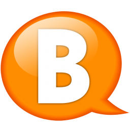 Speech balloon orange b Icon, Speech balloon orange b,Speech Balloon Orange,System