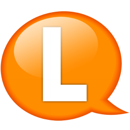 Speech balloon orange l Icon, Speech balloon orange l,Speech Balloon Orange,System