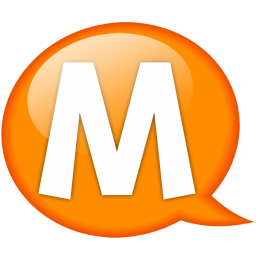 Speech balloon orange m Icon, Speech balloon orange m,Speech Balloon Orange,System