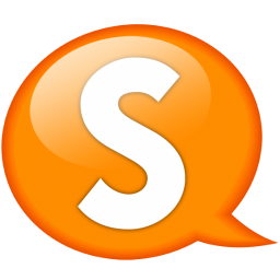 Speech balloon orange s Icon, Speech balloon orange s,Speech Balloon Orange,System