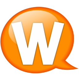 Speech balloon orange w Icon, Speech balloon orange w,Speech Balloon Orange,System