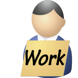 Unemployed Icon, Unemployed,Standard Portfolio,System