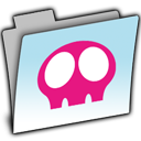 BLUE AQUALESS SKULLY Icon, BLUE AQUALESS SKULLY,