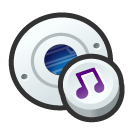 Audio cd Icon, Audio cd,The Last Order Candy,System